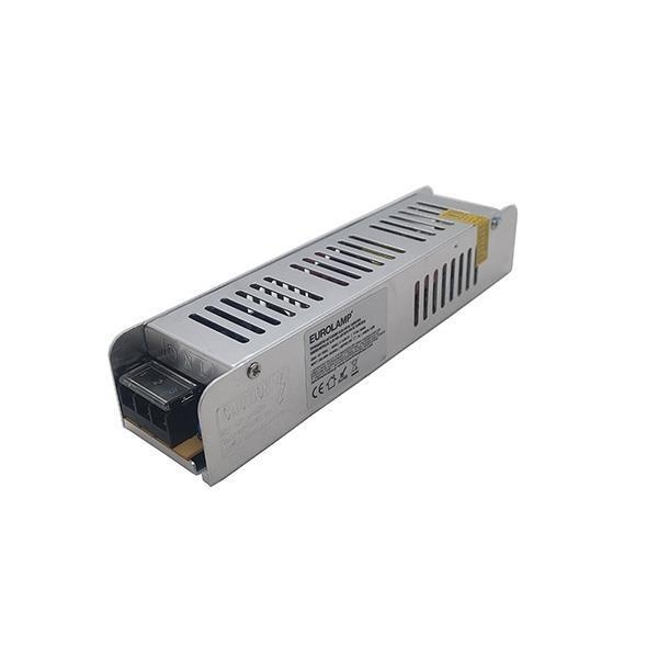 ΤΡΟΦΟΔΟΤΙΚΟ ΜΕΤΑΛΛΙΚΟ SLIM 24V DC 120W IP20 PLUS Αλουμίνιο Μ0.188Π0.046Υ0.035