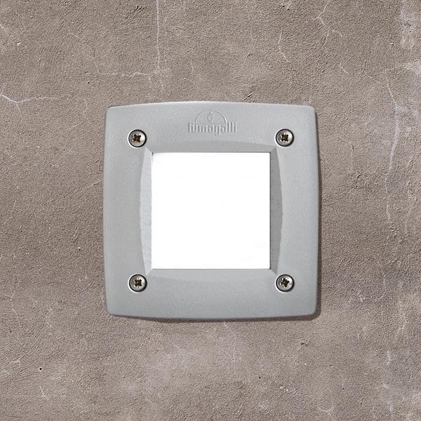 FUMAGALLI LETI 100 ΤΕΤΡΑΓΩΝΗ ΓΚΡΙ ΟΠΑΛ GX53 LED 3W CCT Ρητίνη Μ0.08Π0.096Υ0.115