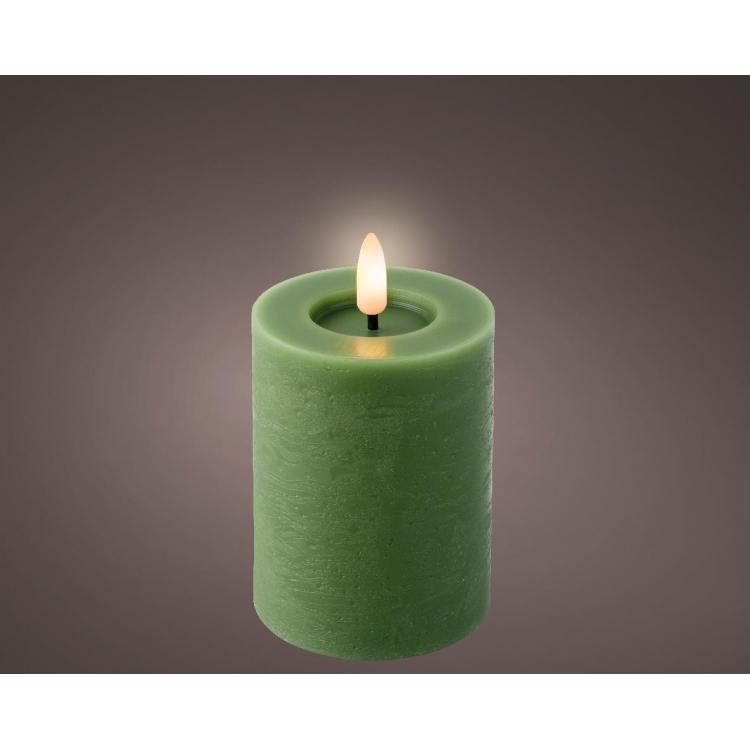 ΠΡΑΣΙΝΟ LED ΚΕΡΙ ΜΕ ΜΠΑΤΑΡΙΑ ΚΑΙ ΧΡΟΝΟΔΙΑΚΟΠΤΗ Μέταλλο Φ0.07*Υ0.15