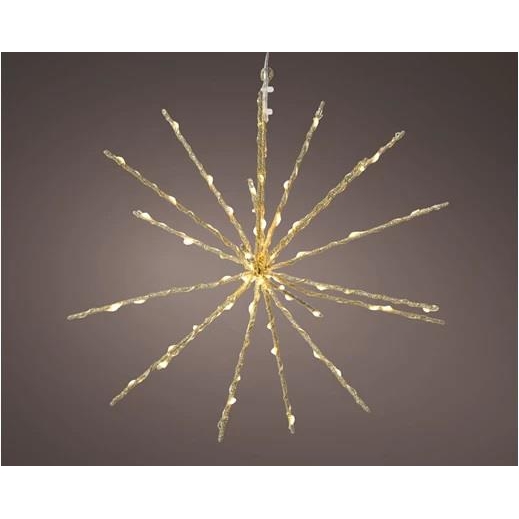 MICRO LED ΠΟΛΙΚΟΣ ΑΣΤΕΡΑΣ ΜΕ ΜΠΑΤΑΡΙΑ ΚΑΙ ΧΡΟΝΟΔΙΑΚΟΠΤΗ ΚΑΙ ΕΦΕ ΦΩΤΟΣ ΕΞΩΤΕΡΙΚΟΥ ΧΩΡΟΥ ΧΡΥΣΟΣ Μέταλλο Φ0.30*Υ0.30