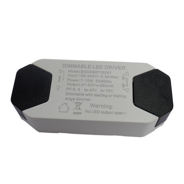 ΤΡΟΦΟΔΟΤΙΚΟ DIMMER ΓΙΑ LED SLIM PANEL ΑΠΟ 7-15W 85-265V AC 300mA 3 ΧΡΟΝΙΑ ΕΓΓΥΗΣΗ Συνθετικό Μ0.080Π0.035Υ0.020