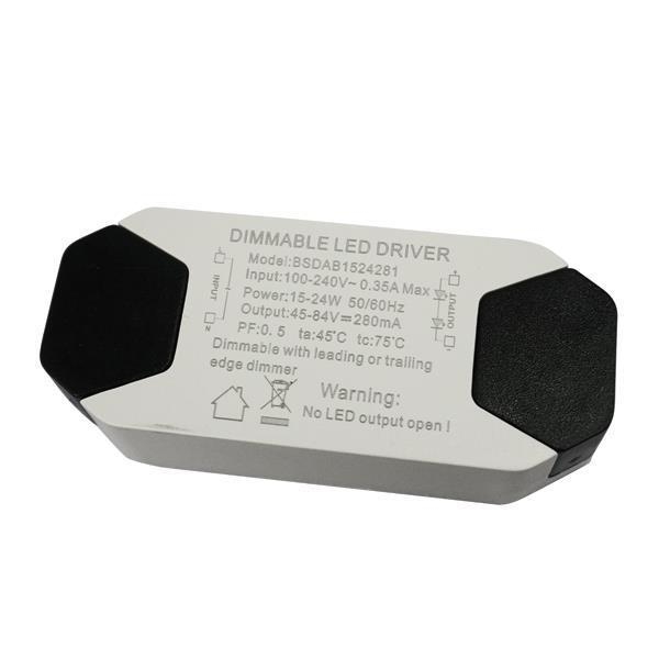 ΤΡΟΦΟΔΟΤΙΚΟ DIMMER ΓΙΑ LED SLIM PANEL ΑΠΟ 15-24W 85-265V AC 300mA 3 ΧΡΟΝΙΑ ΕΓΓΥΗΣΗ Συνθετικό Μ0.080Π0.035Υ0.020
