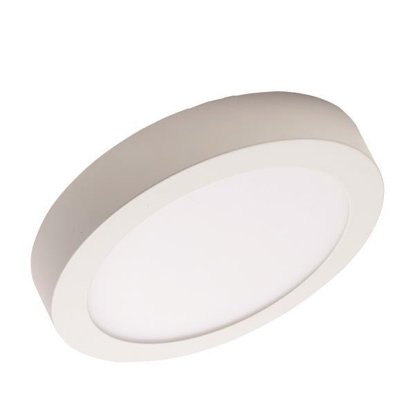 ΦΩΤΙΣΤΙΚΟ ΕΞΩΤΕΡΙΚΟ (ΕΠΙΦΑΝΕΙΑΣ) LED SLIM Φ300 24W 3000K ΛΕΥΚΟ PLUS Αλουμίνιο Φ0.30*Υ0.032