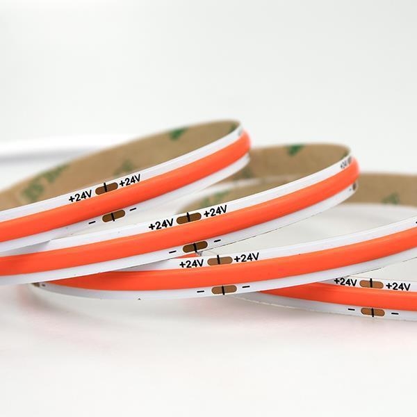 ΤΑΙΝΙΑ LED COB 5M 12W 24V KΟΚΚΙΝΟ 480L/M IP44 PRO Συνθετικό Μ5.00Π0.008Υ0.003