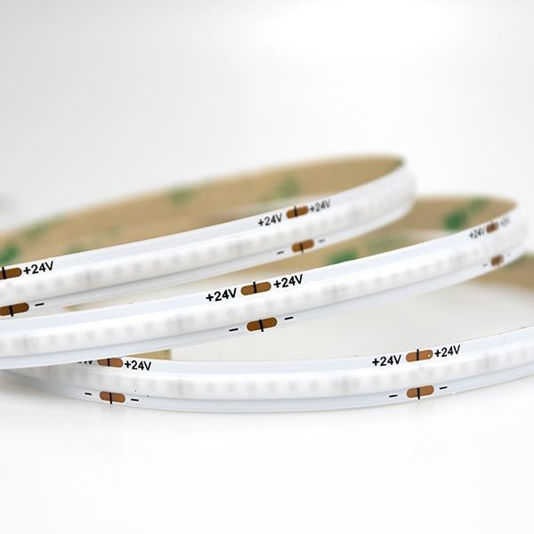 ΤΑΙΝΙΑ LED COB 5M 12W 24V ΜΠΛΕ 480L/M IP44 PRO Συνθετικό Μ5.00Π0.008Υ0.003