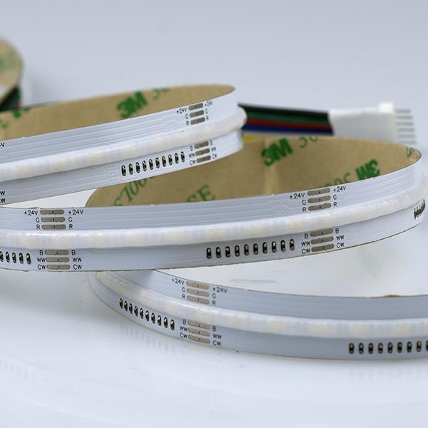 ΤΑΙΝΙΑ LED COB 5M 12W 24V RGBW+4000K 640L/M IP44 PRO Συνθετικό Μ5.00Π0.012Υ0.003
