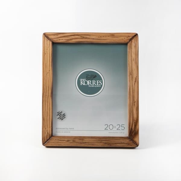 KORRESCRAFT-ΚΟΡΝΙΖΑ ΞΥΛΙΝΗ 20X25 MARE SLIM-ALMOND WOOD Ξύλο Μ0.20Π0.01Υ0.25