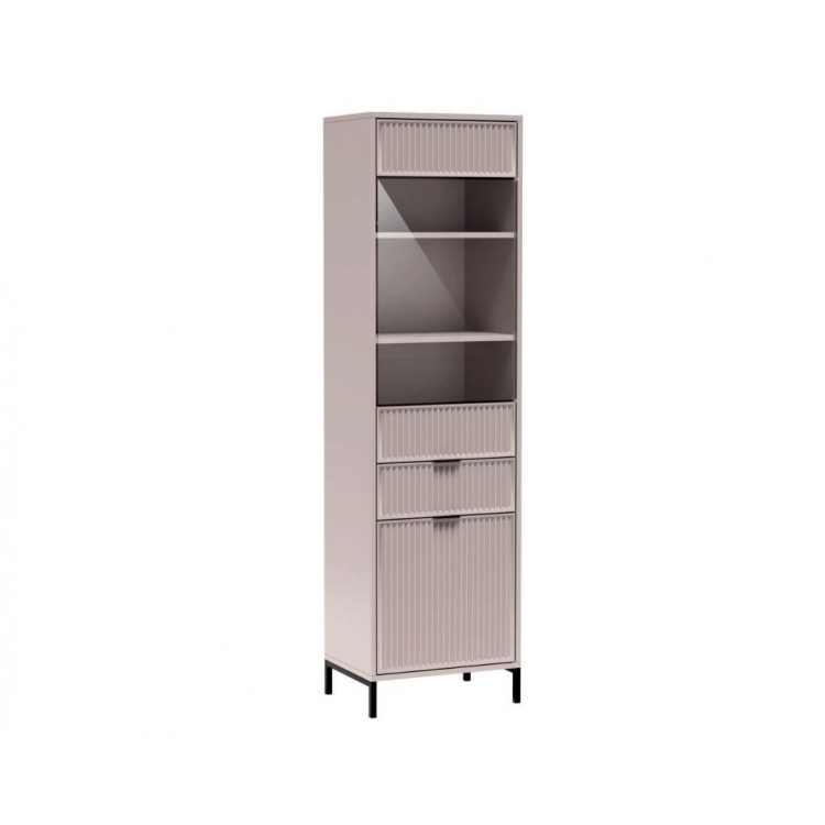 Βιτρίνα LINKA κασμίρ 55x41x196 Μελαμίνη Μ0.55Π0.41Υ1.96