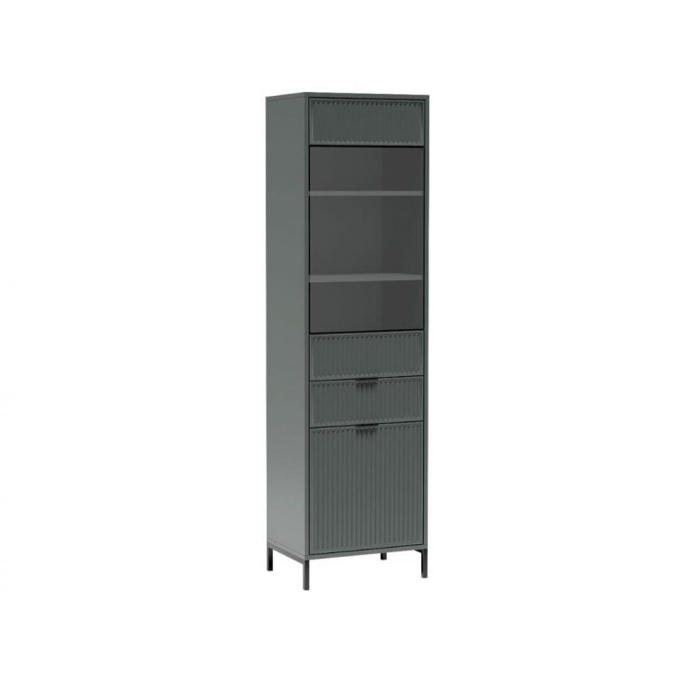 Βιτρίνα LINKA πράσινο 55x41x196 Μελαμίνη Μ0.55Π0.41Υ1.96