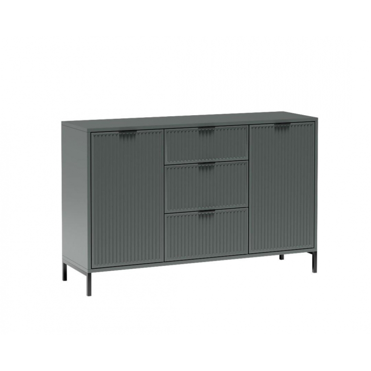 Μπουφές LINKA 135 πράσινο 135x41x86 Μελαμίνη Μ1.35Π0.41Υ0.86