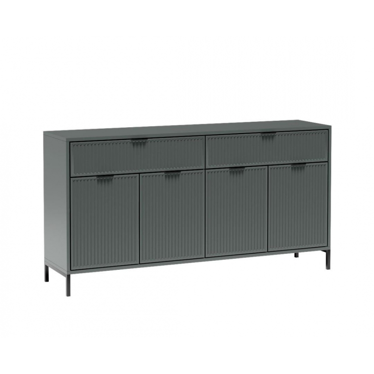Μπουφές LINKA 165 πράσινο 165x41x86 Μελαμίνη Μ1.65Π0.41Υ0.86