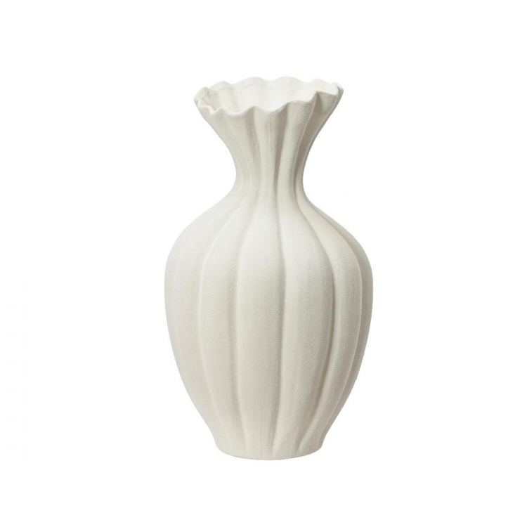 ΒΑΖΟ STONEWARE ΛΕΥΚΟ Stoneware Μ0.225Π0.222Υ0.40