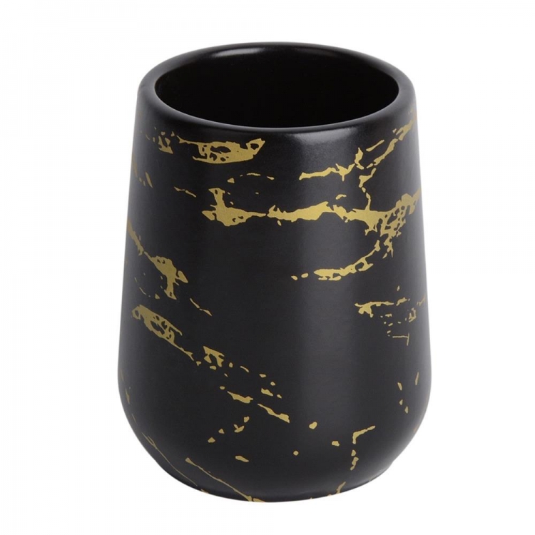 MARBLE GOLD ΘΗΚΗ ΓΙΑ ΟΔΟΝΤΟΒΟΥΡΤΣΕΣ ΚΕΡΑΜΙΚΗ Κεραμικό Φ0.09*Υ0.11