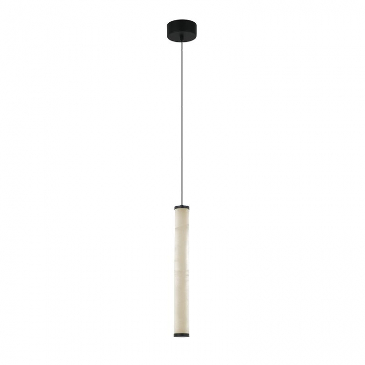 ΚΡΕΜΑΣΤΟ ΦΩΤΙΣΤΙΚΟ LED 15W 3000K TRIAC ΑΛΑΒΑΣΤΡΟΣ - ΜΑΥΡΟ Αλουμίνιο Φ0.045*Υ0.374