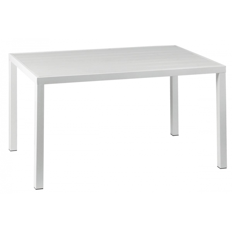 Παραλ/μο Τραπέζι Αλουμινίου Με Λευκό Pollywood 175 x 94 x 72(H)cm Αλουμίνιο Μ1.75Π0.94Υ0.72