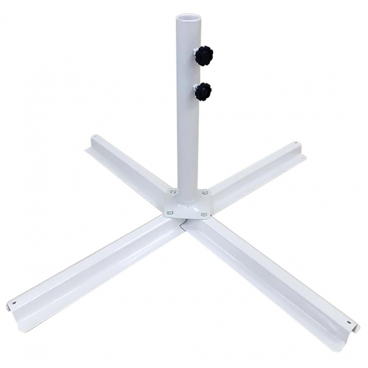 Βάση Ομπρέλας Χιαστί 1 x 1m ,Για Πλάκες 50 x 50mm ,Κορμός φ50mm Αλουμίνιο Φ0.5