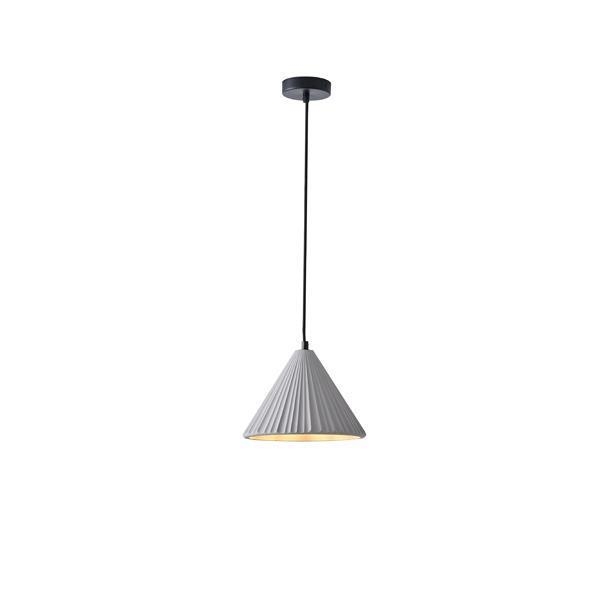 ΦΩΤΙΣΤΙΚΟ ΚΡΕΜΑΣΤΟ ΤΣΙΜΕΝΤΟ 1XE27 MAX 15W 240X240X210mm ΓΚΡΙ ARTE ILLUMINA PLATRE Τσιμέντο Φ0.24*Υ1.71