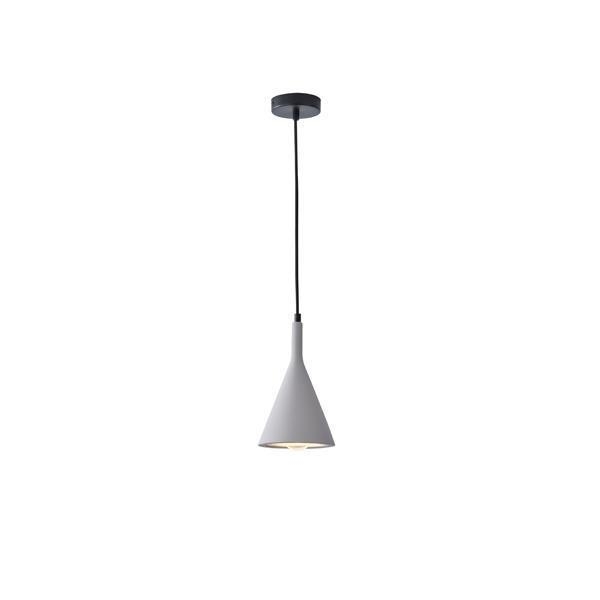 ΦΩΤΙΣΤΙΚΟ ΚΡΕΜΑΣΤΟ ΤΣΙΜΕΝΤΟ 1XE27 MAX 15W 150X150X250mm ΓΚΡΙ ARTE ILLUMINA YESO Τσιμέντο Φ0.15*Υ1.75