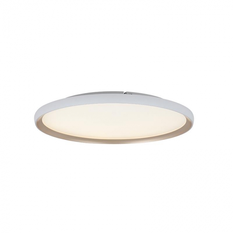 ΦΩΤΙΣΤΙΚΟ ΟΡΟΦΗΣ LED 40W 2700K-3000K-4000K TRIAC ΑΛΟΥΜΙΝΙΟΥ-ΜΙΚΡΟΠΡΙΣΜΑΤΙΚΟ ΑΚΡΥΛΙΚΟ,ΛΕΥΚΟ-ΧΡΥΣΟ Αλουμίνιο Φ0.60*Υ0.06