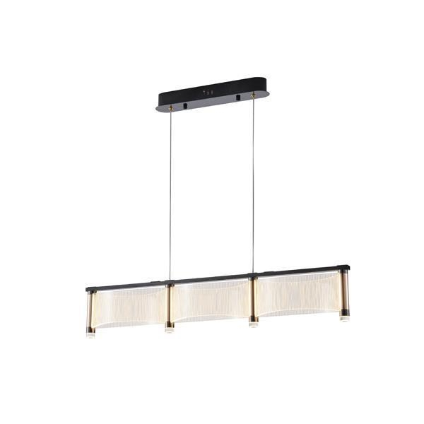 ΦΩΤΙΣΤΙΚΟ ΚΡΕΜΑΣΤΟ ΑΚΡΥΛΙΚΟ LED 3ΦΩΤΟ 3Χ16W 4320Lm 3000K 900X270X175mm ΓΑΛΛΙΚΟ ΧΡΥΣΟ ARTE ILLUMINA RAVENA Ακρυλικό Μ0.90Π0.27Υ0.175
