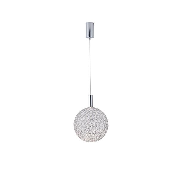 ΦΩΤΙΣΤΙΚΟ ΜΕΤΑΛΛΟ ΜΟΝΟΦΩΤΟ ΟΒΑΛ LED 6.3W 648Lm 3000K Φ200x1388mm ΑΣΗΜΙ ARTE ILLUMINA PERFORATO Μέταλλο Φ0.20*Υ1.388