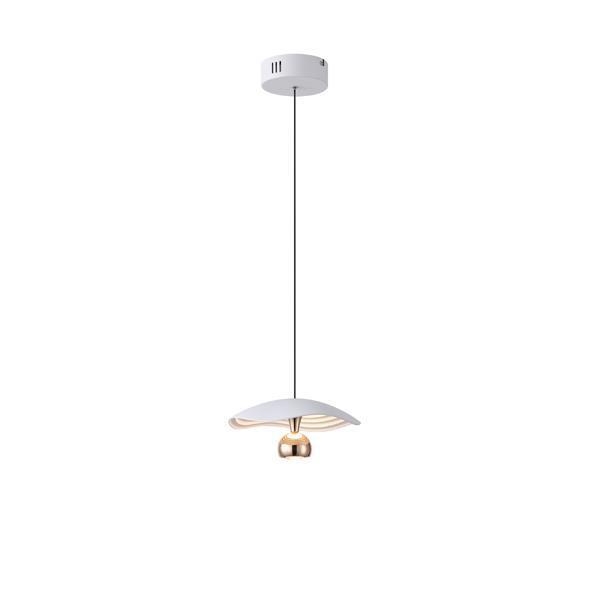 ΦΩΤΙΣΤΙΚΟ ΚΡΕΜΑΣΤΟ ΑΛΟΥΜΙΝΙΟ LED 8W 400Lm 3000K Φ230mm ΧΡΥΣΟ ARTE ILLUMINA ENIGMA Μέταλλο Φ0.23*Υ1.10