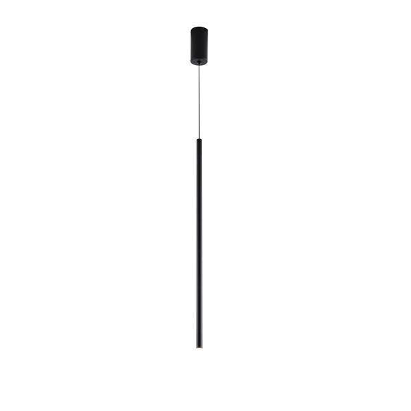 ΦΩΤΙΣΤΙΚΟ ΚΡΕΜΑΣΤΟ ΑΛΟΥΜΙΝΙΟ LED 3W 180Lm 3000K Φ50X1200mm ΜΑΥΡΟ ARTE ILLUMINA CASCADE Μέταλλο Φ0.05*Υ1.20