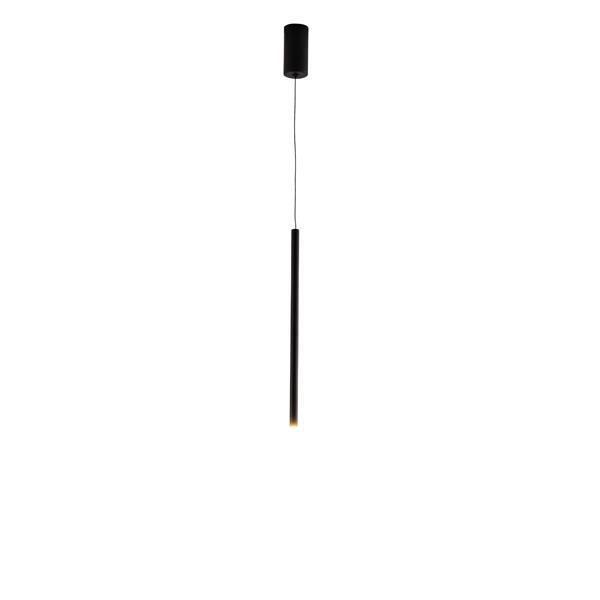 ΦΩΤΙΣΤΙΚΟ ΚΡΕΜΑΣΤΟ ΑΛΟΥΜΙΝΙΟ LED 3W 180Lm 3000K Φ50X1200mm ΜΑΥΡΟ ARTE ILLUMINA CASCADE Μέταλλο Φ0.05*Υ1.20