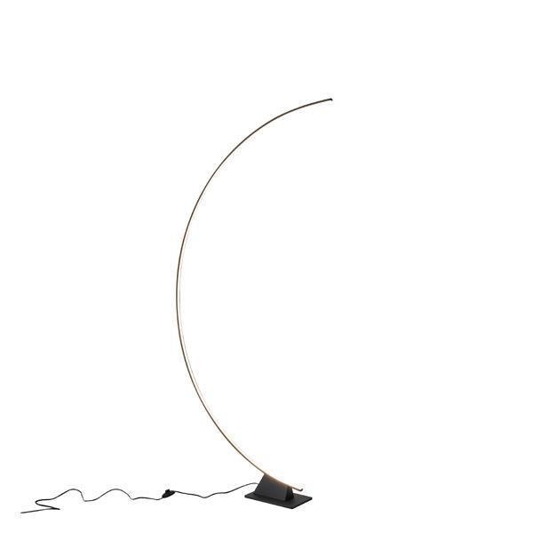ΦΩΤΙΣΤΙΚΟ ΕΠΙΔΑΠΕΔΙΟ METAΛΛIKO LED 45W 2700Lm 3000K 840X1950mm ΜΑΥΡΟ ARTE ILLUMINA MEDIA LUNA Μέταλλο Μ0.84Π0.08Υ1.95
