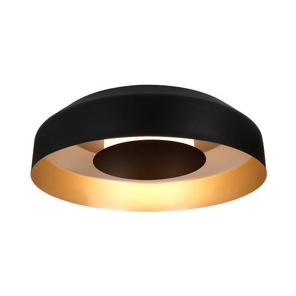 ΠΛΑΦΟΝΙΕΡΑ 20W 1482Lm 3000K Φ400mm ΜΑΥΡΟ-ΧΡΥΣΟ ARTE ILLUMINA STIGMA Μέταλλο Φ0.40*Υ0.12