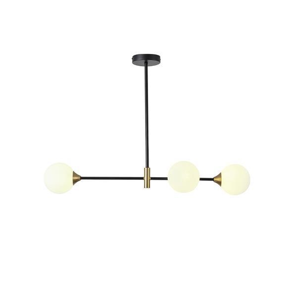 ΦΩΤΙΣΤΙΚΟ ΚΡΕΜΑΣΤΟ ΓΥΑΛΙ 3ΦΩΤΟ 3XG9 MAX 10W 850x570m ΜΑΥΡΟ ARTE ILLUMINA POOLS Μέταλλο Φ0.85*Υ0.57