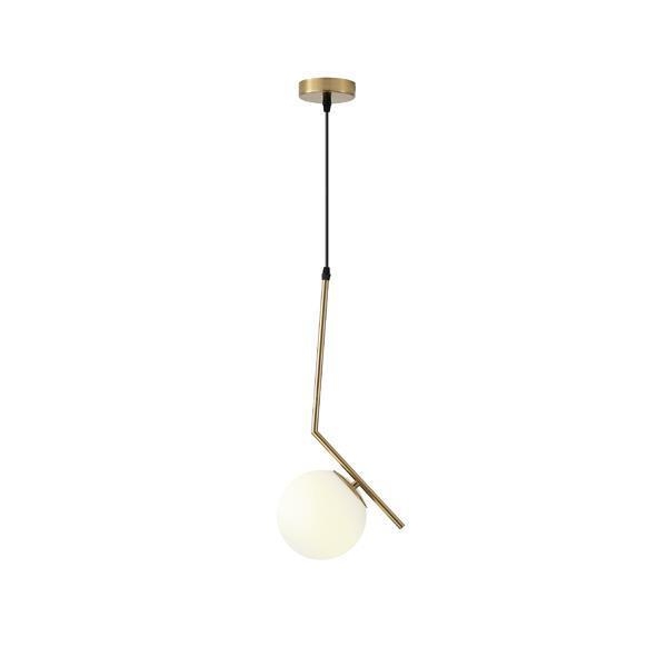 ΦΩΤΙΣΤΙΚΟ ΚΡΕΜΑΣΤΟ ΓΥΑΛΙ 1XE27 Max15w 220X150X1460mm ΛΕΥΚΟ ARTE ILLUMINA ORBA Μέταλλο Μ0.22Π0.15Υ1.46