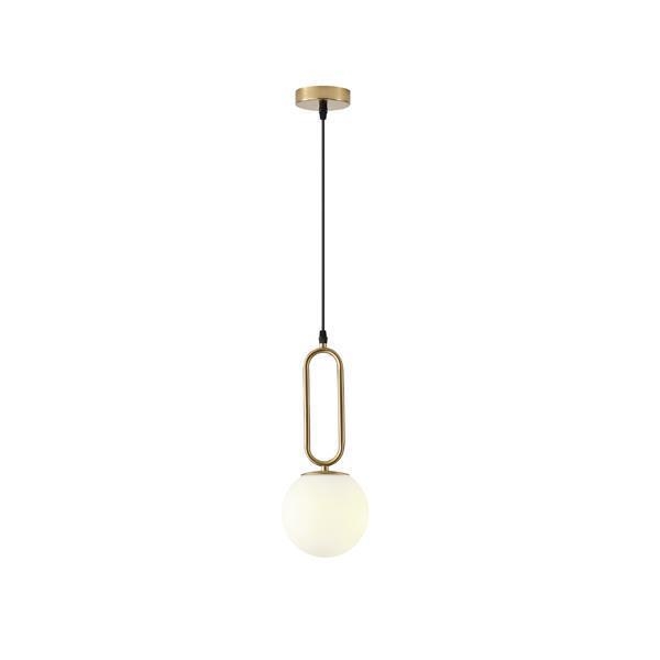 ΦΩΤΙΣΤΙΚΟ ΚΡΕΜΑΣΤΟ ΓΥΑΛΙ 1XE27 Max15w 150X150X1430mm ΛΕΥΚΟ ARTE ILLUMINA ORBA Μέταλλο Φ0.15*Υ1.43