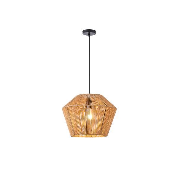 ΦΩΤΙΣΤΙΚΟ ΚΡΕΜΑΣΤΟ ΡΑΤΤΑΝ 1XE27 Max 15w 400X1320mm ΚΑΦΕ ARTE ILLUMINA VENTO Μέταλλο Φ0.40*Υ1.32
