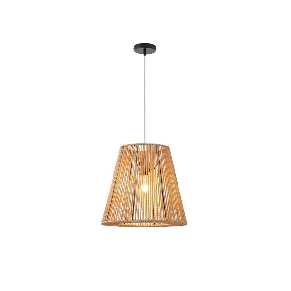 ΦΩΤΙΣΤΙΚΟ ΚΡΕΜΑΣΤΟ ΡΑΤΤΑΝ 1XE27 Max 15w 380X1350mm ΚΑΦΕ ARTE ILLUMINA VENTO Μέταλλο Φ0.38*Υ1.35