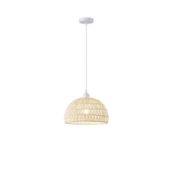 ΦΩΤΙΣΤΙΚΟ ΚΡΕΜΑΣΤΟ ΡΑΤΤΑΝ 1XE27 Max 15w 300X1270mm ΛΕΥΚΟ ARTE ILLUMINA VENTO Μέταλλο Φ0.30*Υ1.27
