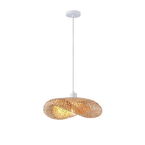 ΦΩΤΙΣΤΙΚΟ ΚΡΕΜΑΣΤΟ BAMBOO 1XE27 MAX 15W 420X300X130mm ARTE ILLUMINA LAGOON Bamboo Μ0.42Π0.30Υ1.36