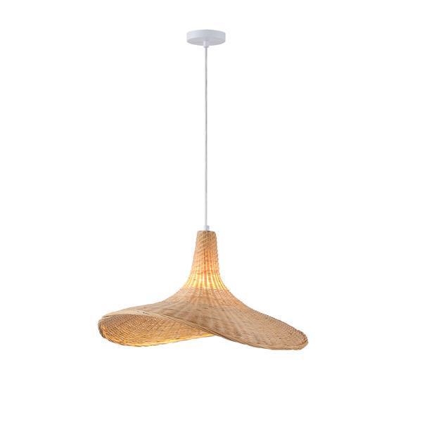 ΦΩΤΙΣΤΙΚΟ ΚΡΕΜΑΣΤΟ BAMBOO 1XE27 MAX 15W 520X435X270mm ARTE ILLUMINA VISOR Bamboo Μ0.52Π0.435Υ1.50