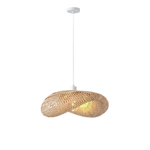 ΦΩΤΙΣΤΙΚΟ ΚΡΕΜΑΣΤΟ BAMBOO 1XE27 MAX15W 430X430X220mm ARTE ILLUMINA LAGOON Bamboo M0.62Π0.43Υ1.43