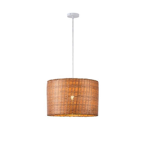 ΦΩΤΙΣΤΙΚΟ ΚΡΕΜΑΣΤΟ BAMBOO 1XE27 Max 15w 400Χ400X270mm ARTE ILLUMINA JUTE Μέταλλο Φ0.40*Υ1.48