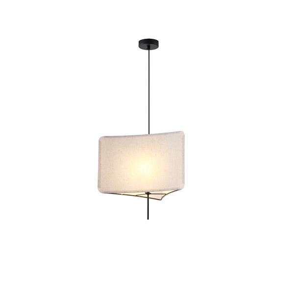 ΦΩΤΙΣΤΙΚΟ ΚΡΕΜΑΣΤΟ ΥΦΑΣΜΑ 1XΕ27 MAX 40W Φ480Χ900mm ΜΠΕΖ ARTE ILLUMINA TOSCANY Μέταλλο Φ0.48*Υ0.90