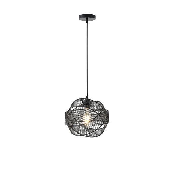 ΦΩΤΙΣΤΙΚΟ ΚΡΕΜΑΣΤΟ ΜΕΤΑΛΛΟ 1xΕ27 Max15W 450X450X1340mm ΜΑΥΡΟ ARTE ILLUMINA OGGI Μέταλλο Φ0.45*Υ1.34