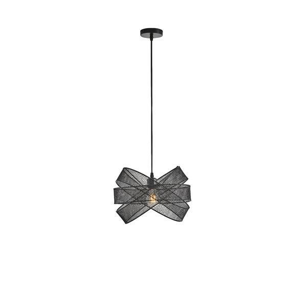 ΦΩΤΙΣΤΙΚΟ ΚΡΕΜΑΣΤΟ ΜΕΤΑΛΛΟ 1xΕ27 Max15W 350X350X1270mm ΜΑΥΡΟ ARTE ILLUMINA OGGI Μέταλλο Φ0.35*Υ1.27