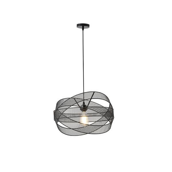 ΦΩΤΙΣΤΙΚΟ ΚΡΕΜΑΣΤΟ ΜΕΤΑΛΛΟ 1xΕ27 Max15W 250X250X1280mm ΜΑΥΡΟ ARTE ILLUMINA OGGI Μέταλλο Φ0.25*Υ1.28
