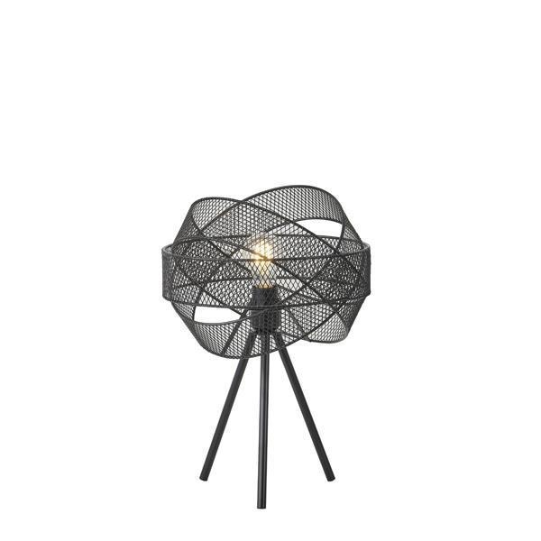 ΦΩΤΙΣΤΙΚΟ ΕΠΙΤΡΑΠΕΖΙΟ ΜΕΤΑΛΛΟ 1XE27 Max 15w 300X300X4700mm ΜΑΥΡΟ ARTE ILLUMINA OGGI Μέταλλο Φ0.30*Υ0.47