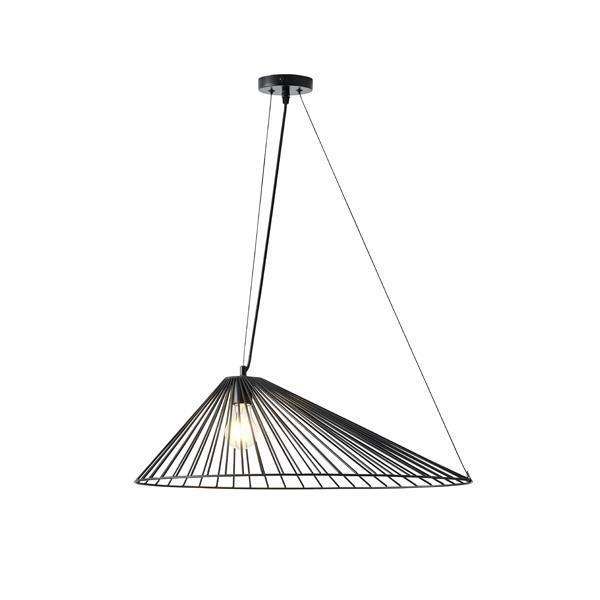 ΦΩΤΙΣΤΙΚΟ ΚΡΕΜΑΣΤΟ ΜΕΤΑΛΛΟ 1xΕ27 Max15W 600X390X1300Dmm ΜΑΥΡΟ ARTE ILLUMINA RAY Μέταλλο Μ0.60Π0.39Υ1.23