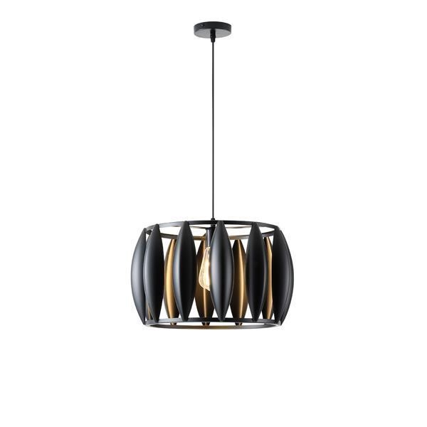 ΦΩΤΙΣΤΙΚΟ ΚΡΕΜΑΣΤΟ ΜΕΤΑΛΛΟ 1XE27 Max 15w 425X425X1300mm ΜΑΥΡΟ ARTE ILLUMINA CROWN Μέταλλο Φ0.425*Υ1.30