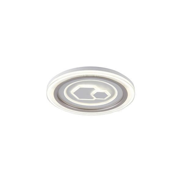 ΠΛΑΦΟΝΙΕΡΑ LED 60W 5100Lm 3000K Φ50 3CCT 3000-4000-6500K 490x50mm ΛΕΥΚΟ ARTE ILLUMINA MOTIVO Μέταλλο Φ0.49*Υ0.05