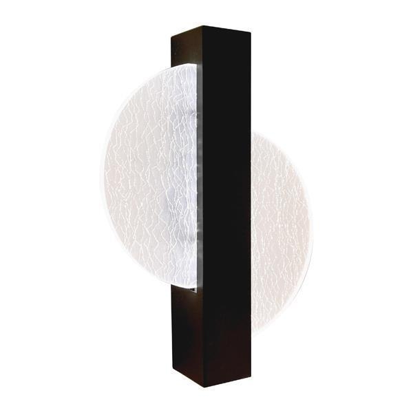ΑΠΛΙΚΑ ΤΟΙΧΟΥ ΑΚΡΥΛΙΚΗ 6W 312Lm 3000K 195Χ45mm ΜΑΥΡO ARTE ILLUMINA ERATO Αλουμίνιο Μ0.195Π0.045Υ0.25