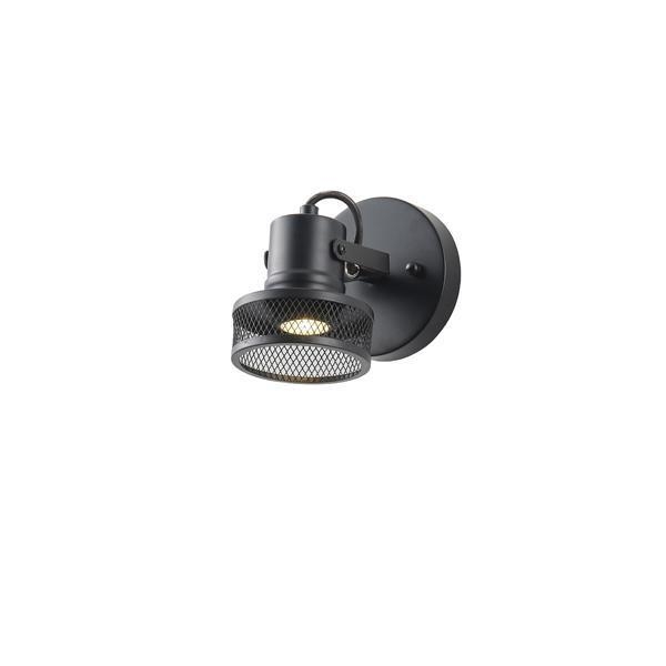 ΣΠΟΤ ΟΡΟΦΗΣ ΜΕ ΔΙΧΤΥ GU10 165X100X152mm ΜΑΥΡΟ ARTE ILLUMINA SOLUN Μέταλλο Μ0.165Π0.10Υ0.152